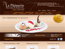 Tablet Screenshot of lapatisserie.ca